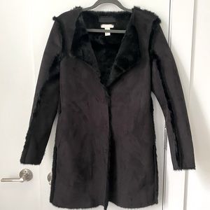 Premium H&M Suede and Faux fur jacket